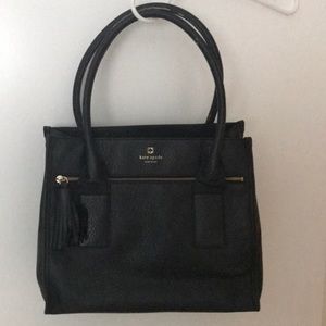 Black leather Kate Spade bag